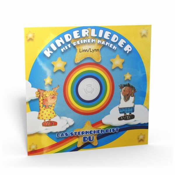 Das Sternchen bist du Kinderlieder personalisiert CD Vorname L !NEU! 
