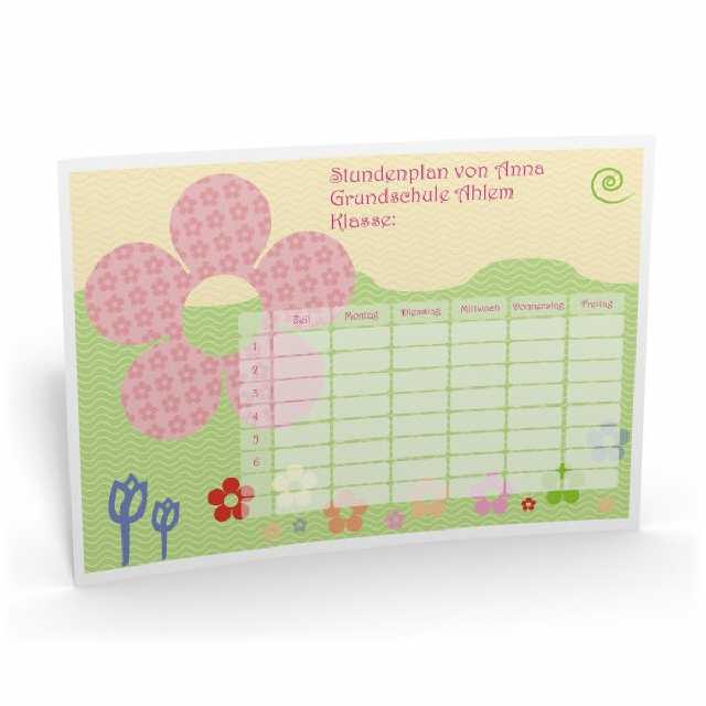 Stundenplan Blume