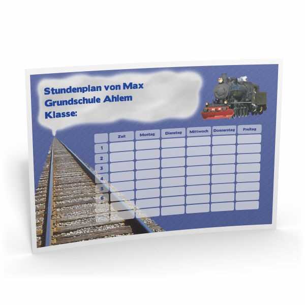 Personalisierter Stundenplan - Geschenk zur Einschulung und zum Schulanfang